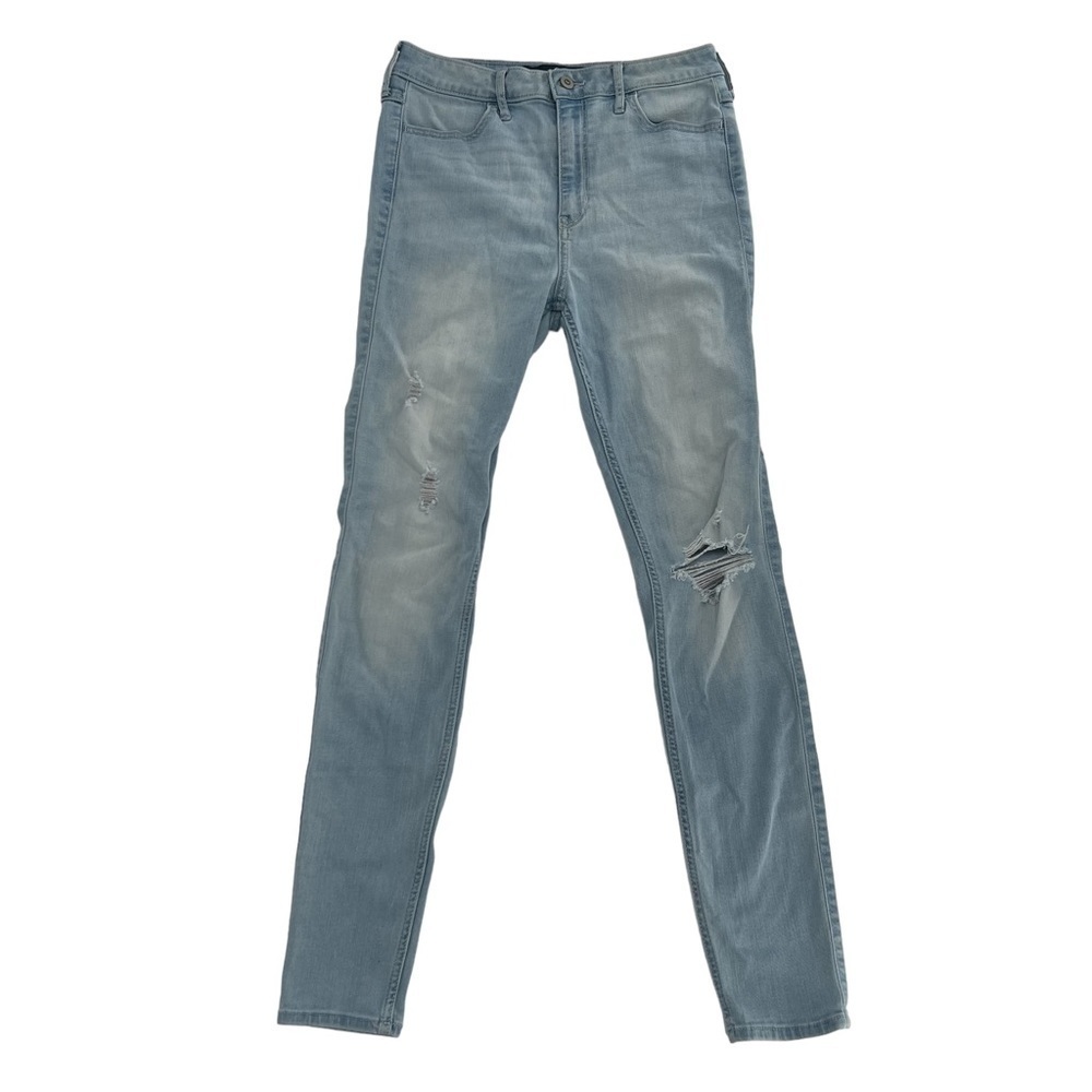 Hollister Ultra High Rise Super Skinny Distressed Jeans Size 7 Women’s